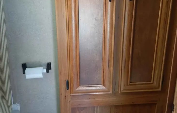 Bathroom storage cabinet.