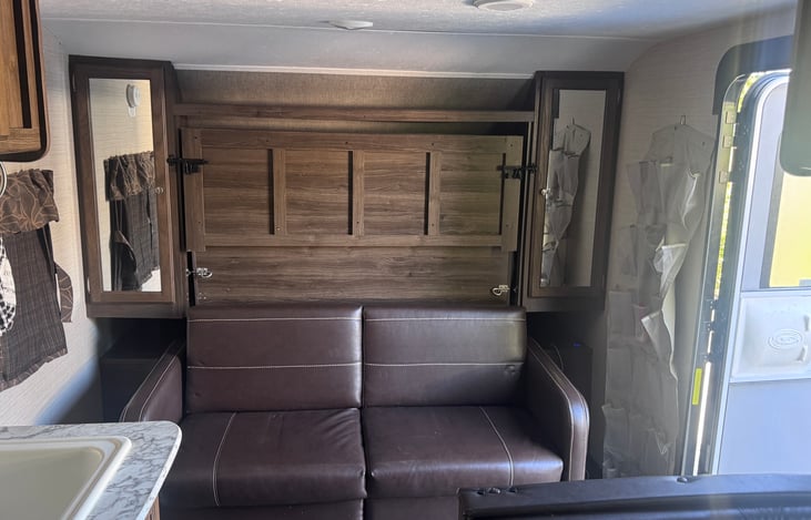 Sofa that opens to a Murphy bed