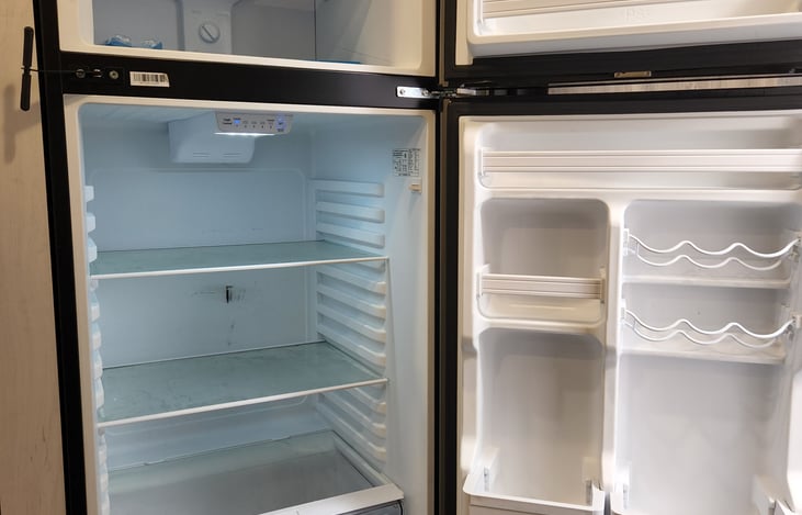 Large frig and freezer!