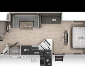 Forest River RV Cherokee Grey Wolf 26DBH