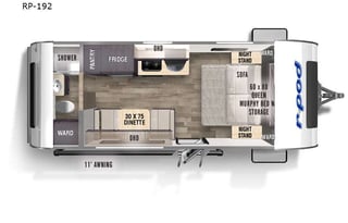 Remote Work Friendly 2023 Forest River R-Pod 192