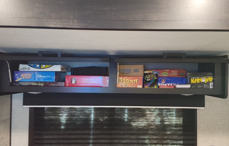 Stocked with games for the whole family.