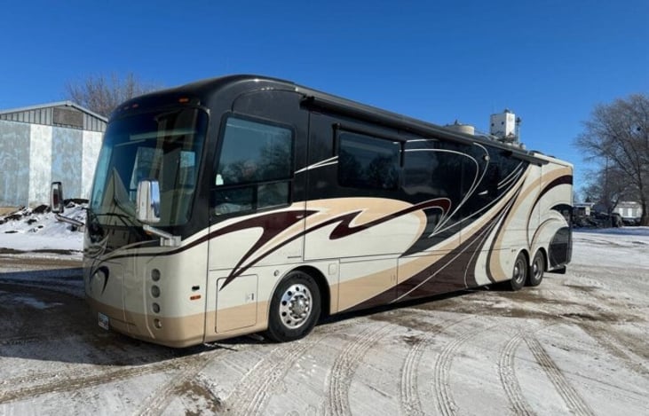 Our 45 foot Entegra Aspire Coach