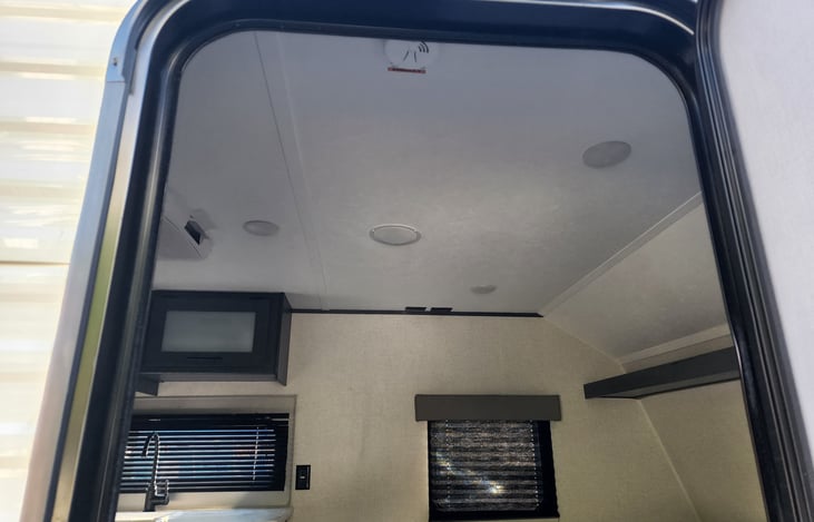 Ceiling speaker and lights