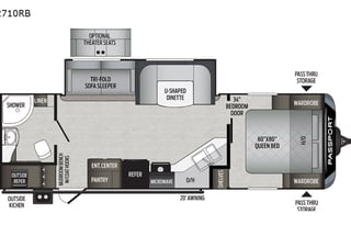 2021 Keystone RV Passport 2710RB GT Series