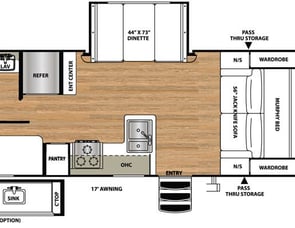Forest River RV Vibe Extreme Lite 250BHS