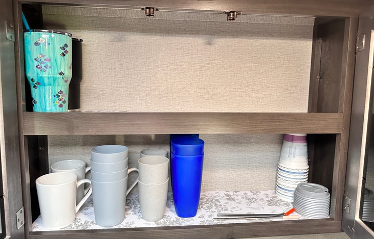 Cups and mugs. One time use coffee cups also. stainless steel tumblers also.