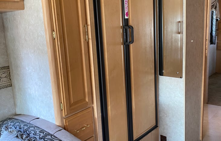 Pantry space and refrigerator area