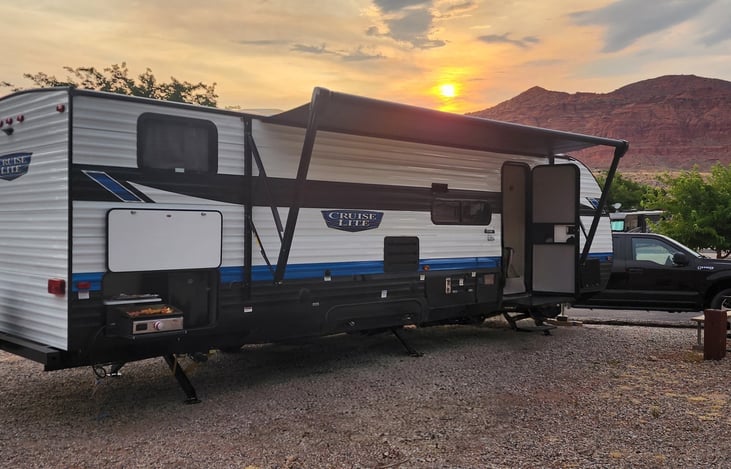 Camping by the lake
