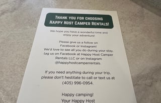 Happy Host Camper Rentals