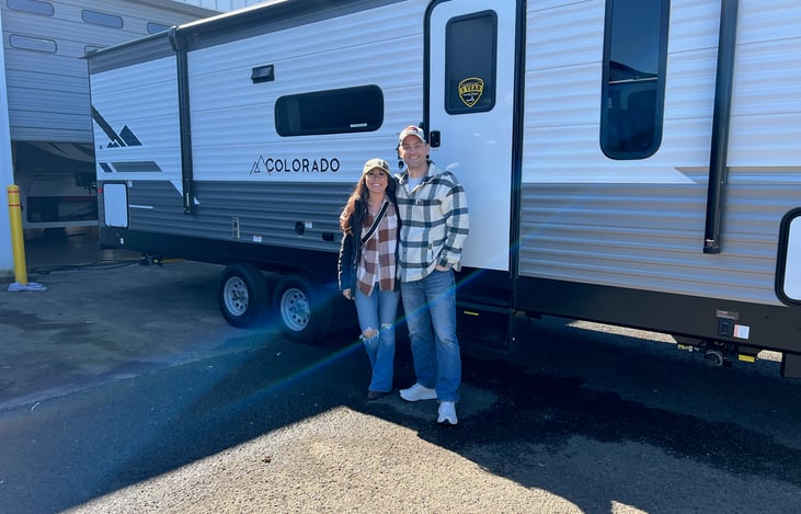 This is us. 😊🥰 We hope you enjoy our camper as much as we do.