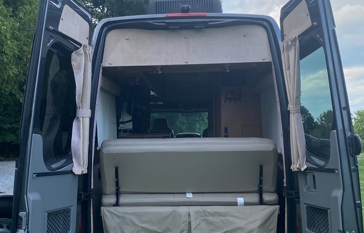 Rear doors open fully