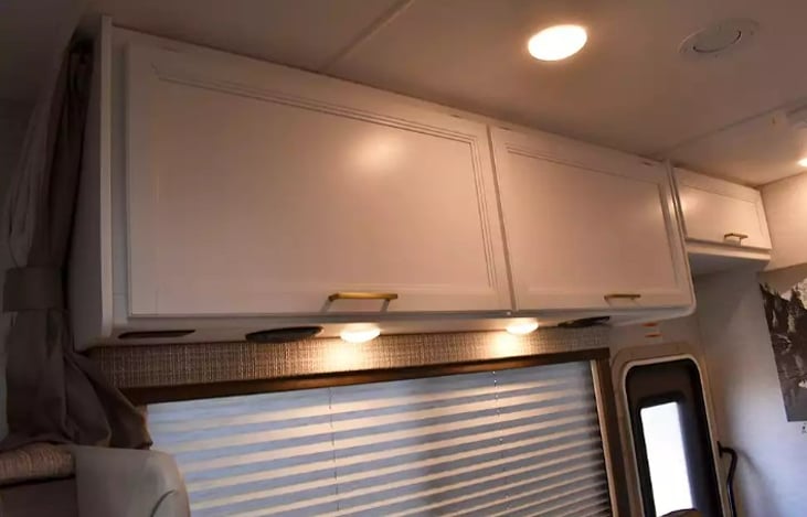 Storage Cabinets+lots of storage compartments