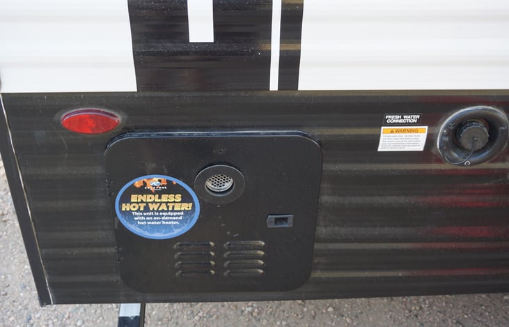 Tankless water heater!