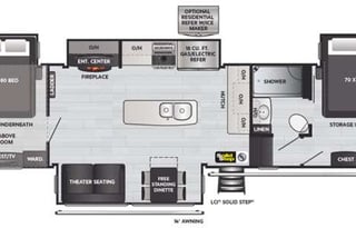 Luxurious 2 bedroom suite RV