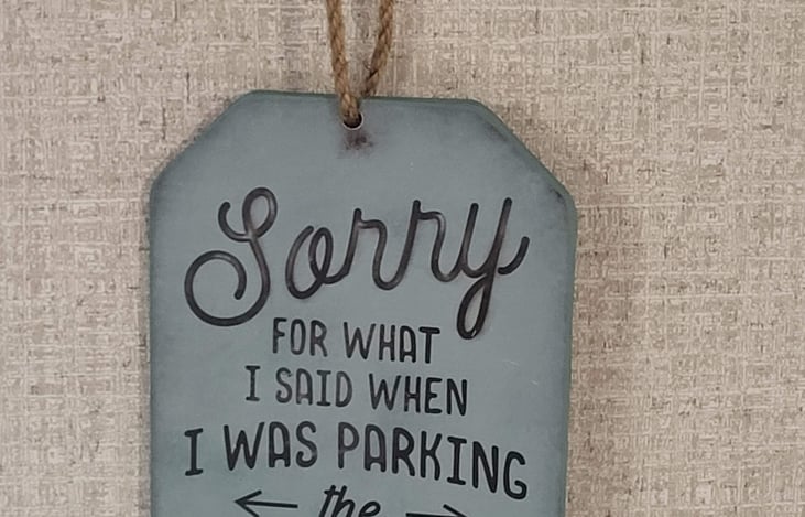 Rest assured you won't have to make this apology, as all our first time clients require delivery and setup!