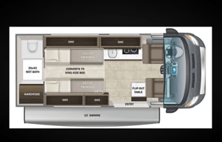 B1 **NEW** Entegra Coach Ethos-Sleeps 2-Camper van