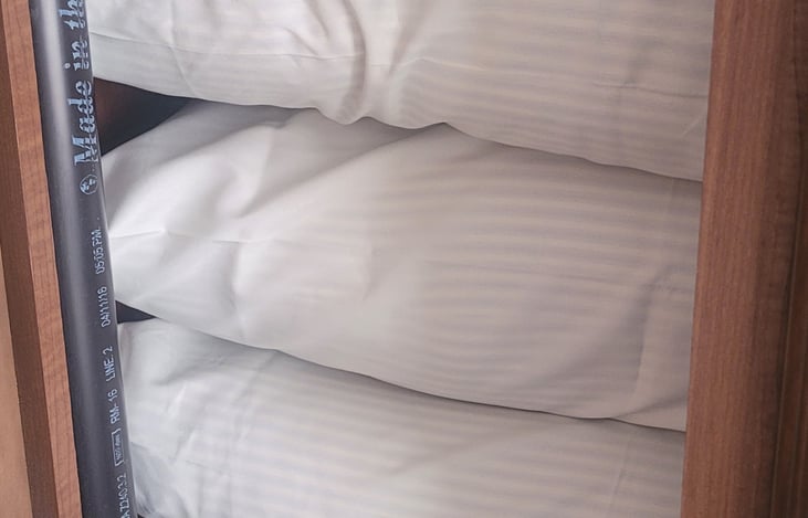 Bedding supplied...no need to pack extra from home!