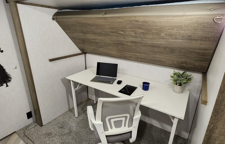 Bunkhouse with office conversion.