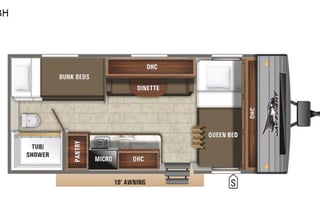 Compact Adventure Trailer, Sleeps 5! - Baja 174BH