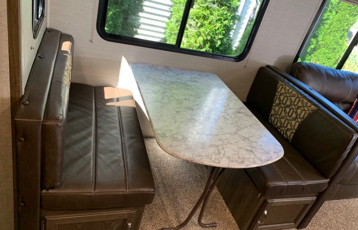 Dining table that coverts to bed