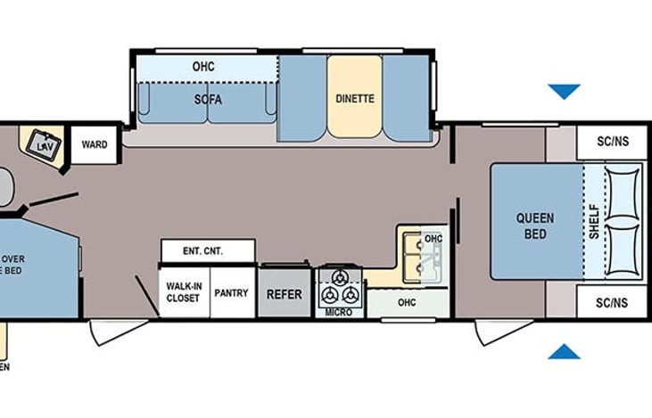 Camper floor Plan