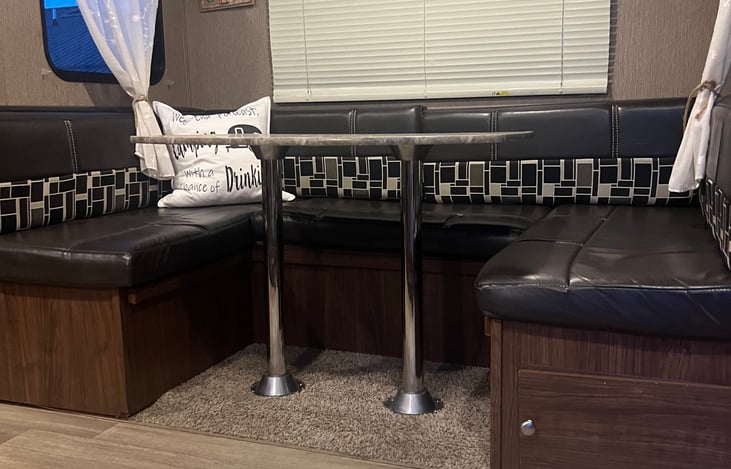 Kitchen Dinette ~ converts to another bed.