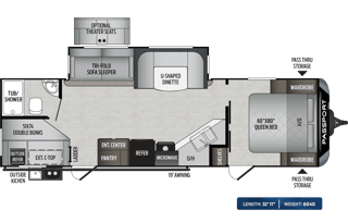 2020 Keystone Passport 2820BHWE