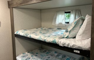 Camp at HOLIDAY TRAVEL PARK in our Travel Trailer!
