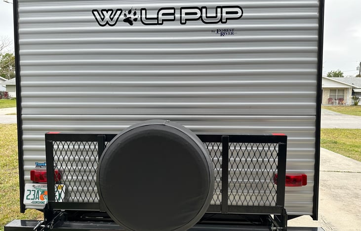 Bike, racks, extra storage.