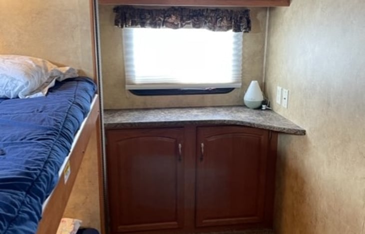 Storage in bunk room.