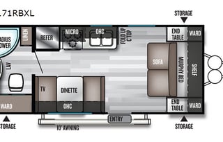 2020 Forest River RV Salem Cruise Lite 171RBXL
