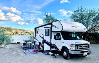Glamping Ready w Maverick, Sleeps 6+, Queen Bed