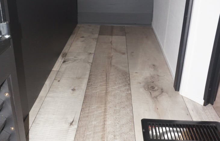 Storage under bottom bunk