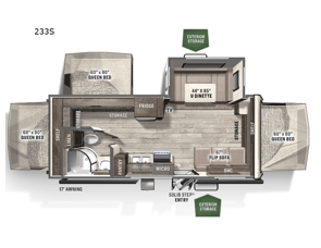 Forest River RV Flagstaff Shamrock 233S