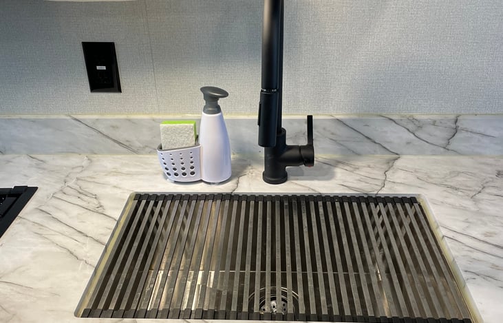 Kitchen Sink Dish Drain Cover