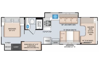 Family Friendly Freedom Elite Bunkhouse