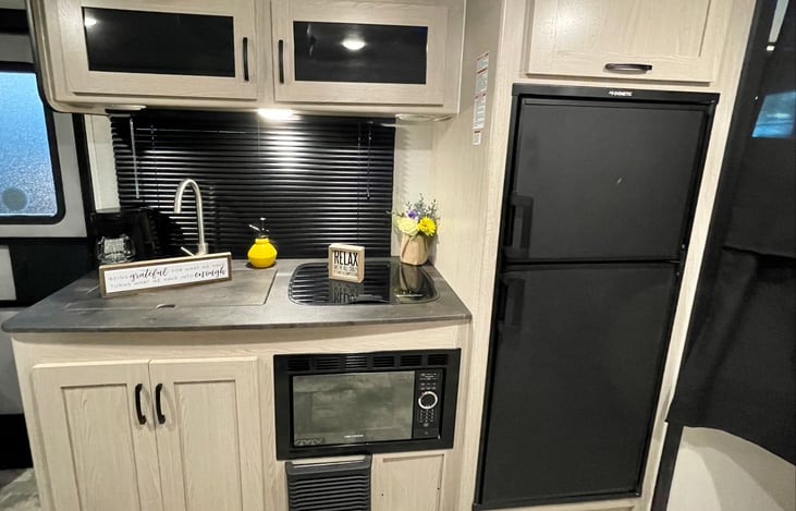 Kitchen with ample storage