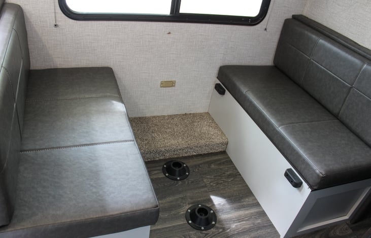 Step 1: Remove top (by sliding upward) & table legs (watch your toes) by lifting each one