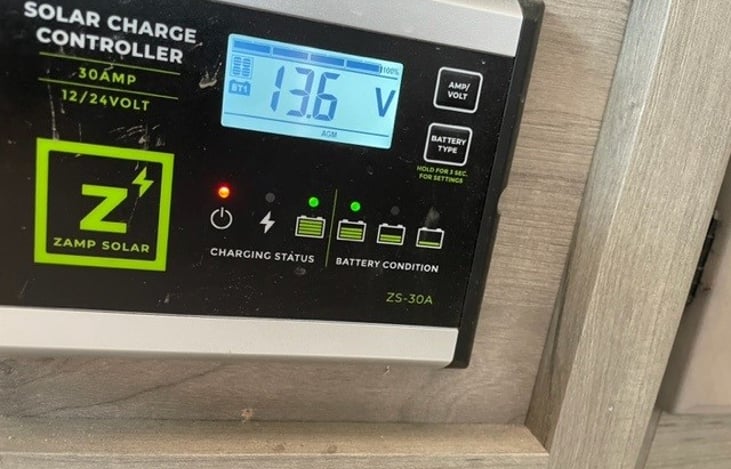 RV has solar on board