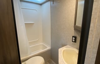 Fully Stocked 2019 Grey Wolf Bunkhouse delivery!