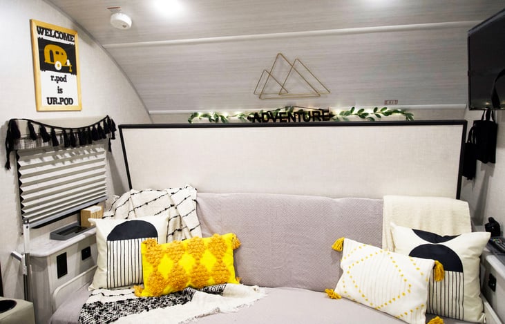 Sofa covers will help keep surfaces clean. *All throw pillows and extra blankets on sofas are available upon request FREE of charge.