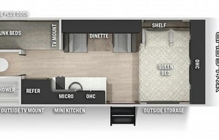 TV, Solar, Bunkbeds..