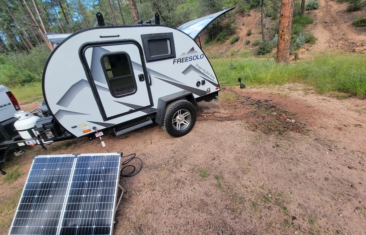 Optional 130 watt solar panel