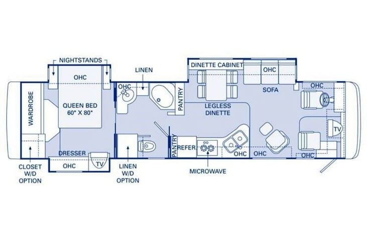 40.0 Camelot 40 QDP Class A Motor Home | RVshare