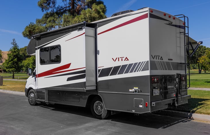 2020 Winnebago 24F exterior- Slide out.