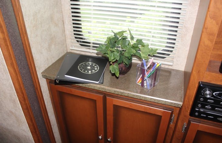 Black binder will be on left credenza. It will contain everything you need to know about the unit - how everything works and all of its quirks! Please leave a message about your trip in the journal.