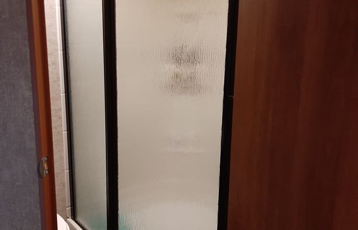 Enjoy a nice hot shower after your day's excursions!