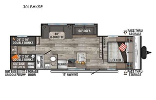 2021 KZ Sportsmen SE 301BHKSE