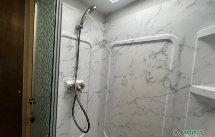 Beautiful clean luxury shower